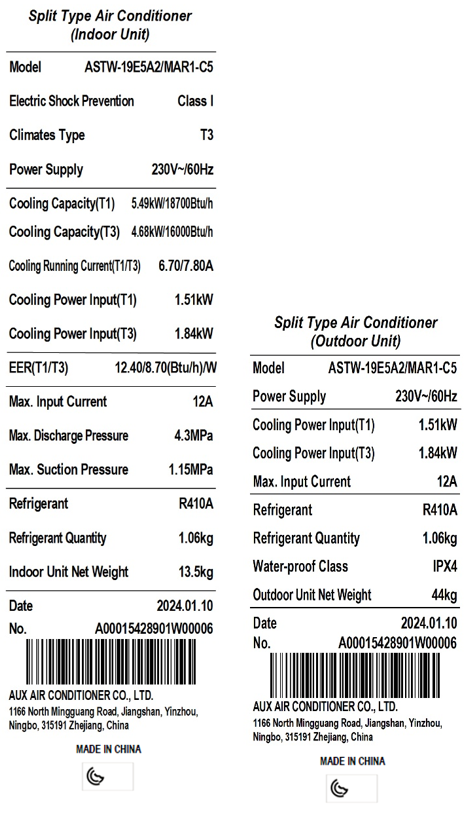 Split-type Air Conditioner