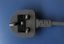 Fused plug, non-rewirable