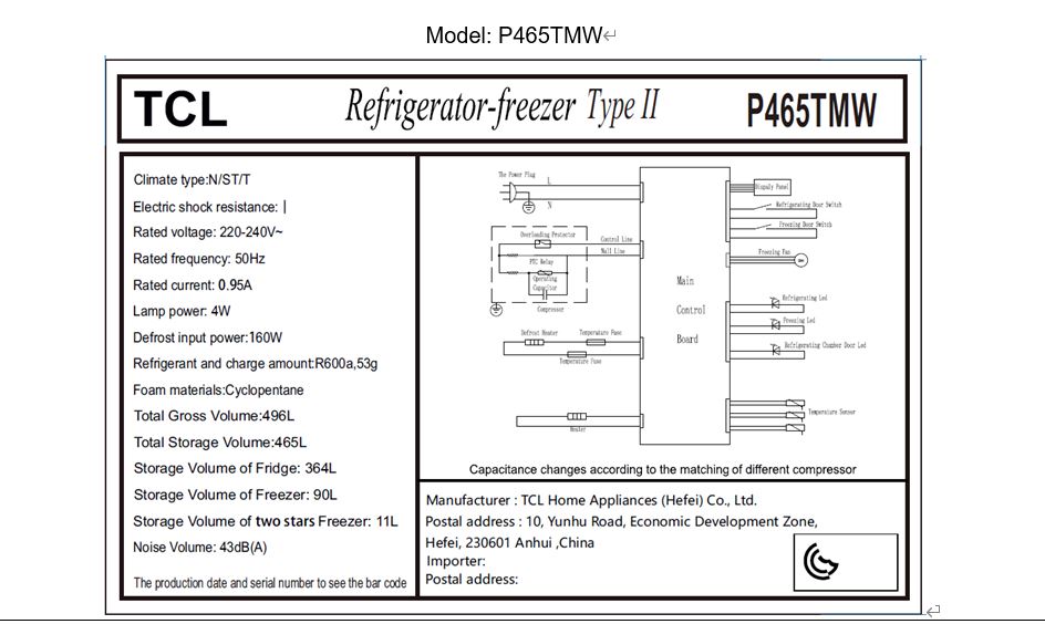 Refrigerator / Freezer Combination (Refrigerator - Freezer)
