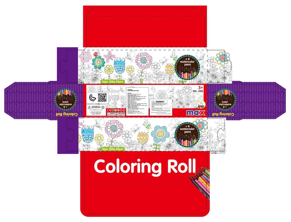 COLORING ROLL TOY
